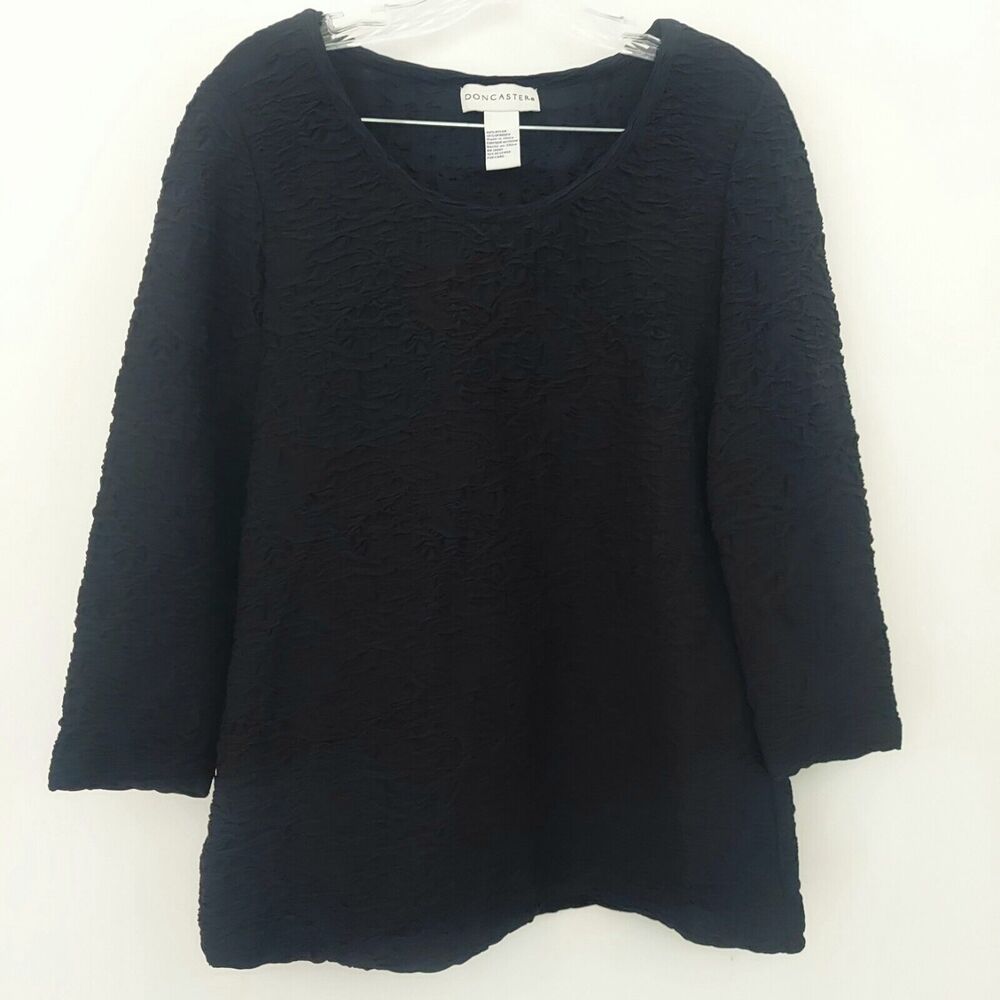 Doncaster Black Top Textured L XL